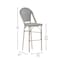 Flash Furniture Marseille Stackable IndoorOutdoor French Bistro 30 High Barstool, BlackWhite and Light Bamboo SDA-AD642107-BS-BLKWH-LTNAT-GG - alternate 9